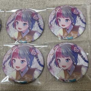 Hatsune Miku 8B Glitter Can Badge 10-Piece Set F/S-M501 from japan Rare  Good co