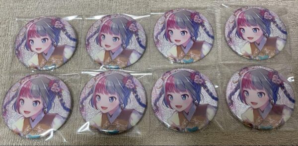 Hatsune Miku 8B Glitter Can Badge 10-Piece Set F/S-M501 from japan Rare  Good co
