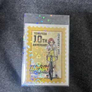 Yowamushi Pedal 10Th Anniversary Festival Sticker Kaburagi Issai Admission Benef