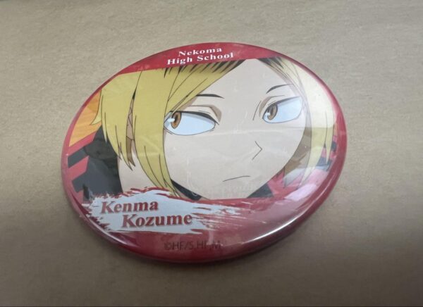 Haikyu Luck Test Can Badge Lottery Kozume F/S-M501 from japan Rare  Good conditi