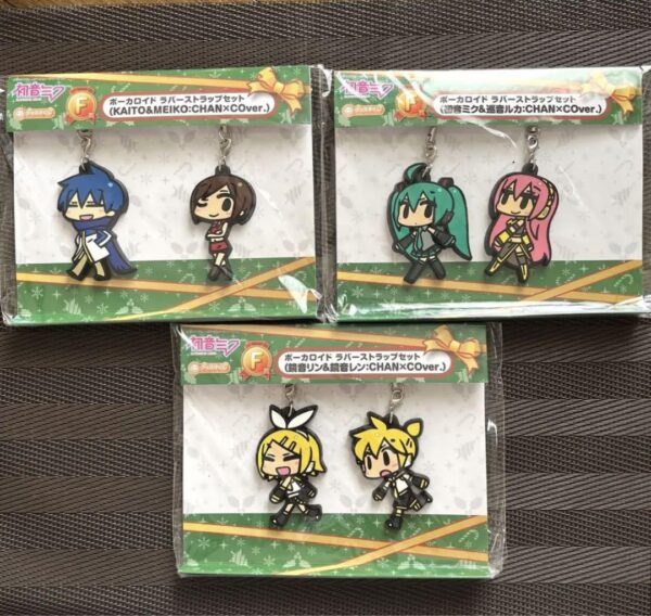 Vocaloid Rubber Strap Hatsune Miku F/S-M501 from japan Rare  Good condition