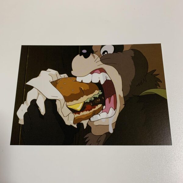 Ghibli Museum Of Art Postcards To Draw Eating Exhibitions: Heisei Tanuki Gassen