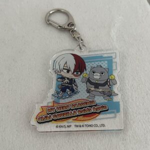 My Hero Academia: Chibi Godzilla'S Counterattack Keychain Todoroki Shoto Mechago