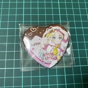Love Live Renno Sora Osawa Rurino Gigo Heart Can Badge F/S-M501 from japan Rare