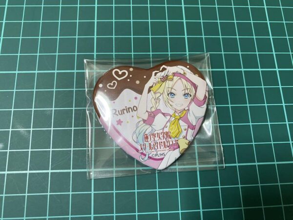 Love Live Renno Sora Osawa Rurino Gigo Heart Can Badge F/S-M501 from japan Rare