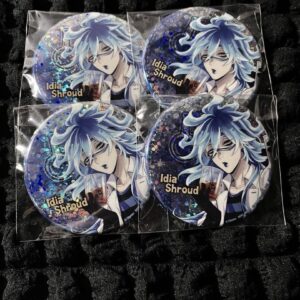 Twisted Wonderland Idea Can Badge 3 Pieces F/S-M503 from japan Rare  Good condit
