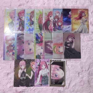 The Quintessential Quintuplets Wafer Gold Foil F/S-M501 from japan Rare  Good co