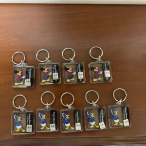 Keychain/Showa Retro/1980/Tokyo Disneyland/Mickey Mouse F/S-M503 from japan Rare