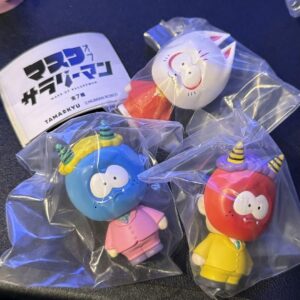 Gacha Mask Of Salaryman Set 3 F/S-M503 from japan Rare  Good condition