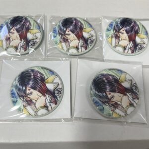 Akuneko Yuhan 5-Piece Set, Can Badge F/S-M501 from japan Rare  Good condition