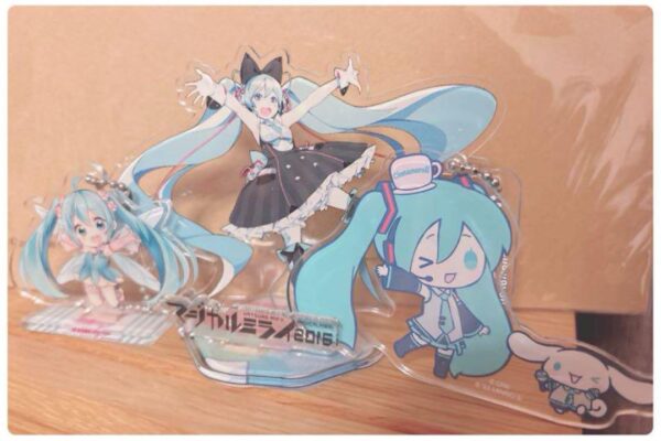 Hatsune Miku Acrylic Stand Keychain Magical Mirai 2016 F/S-M501 from japan Rare