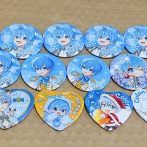Character Can Badge Collection 20 Pieces F/S-M501 from japan Rare  Good conditio