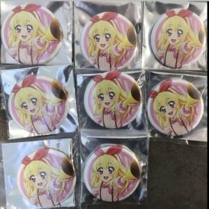 8 Points Aikatsu The Movie Memorial Encore Can Badge Hoshimiya Ichigo F/S-M501 f