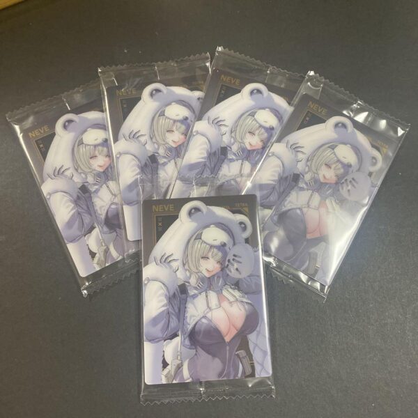 Goddess Of Victory Nikke Wafer 3 Neve 5 Pieces F/S-M501 from japan Rare  Good co