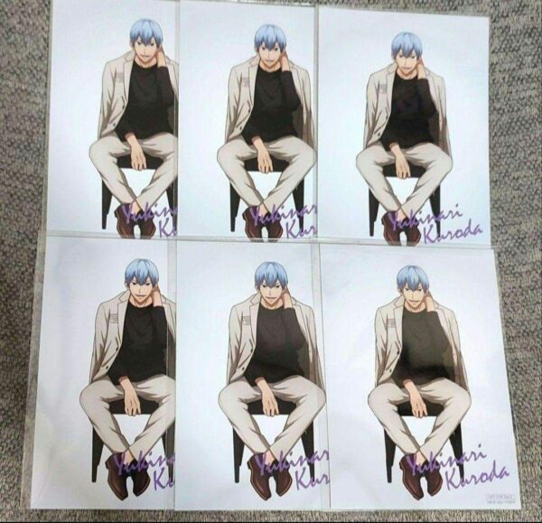 Yowamushi Pedal Kuroda Yukinari Model Ver 6-Piece Bromide Set F/S-M501 from japa
