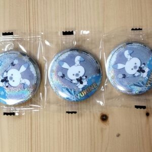 Gacha Yuki Miku Play C Prize Can Badge Rabbit Yukine 3-Piece Set F/S-M501 from j