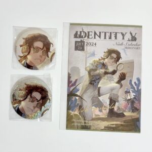 Personality 5 Character Day Birthday Can Badge Postcard Mercenary F/S-M501 from