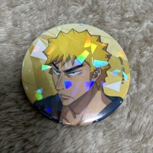 Yowamushi Pedal 10Th Anniversary Festival Trading Hologram Can Badge Fukutomi F/
