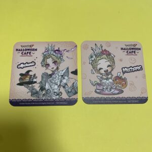Personality V: Mechanical Engineer Halloween Cafe Coaster 2 Pieces F/S-M501 from