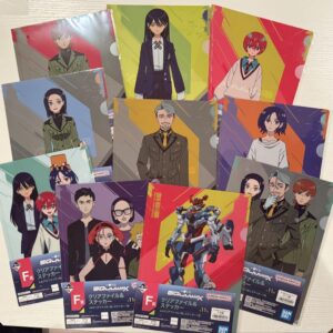 Gundam Zeke Axe Ichibankuji F Prize Clear File Set Of 10 Types F/S-M503 from jap
