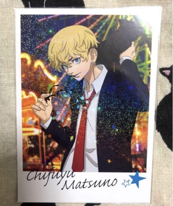 Tokyo Revengers Tolibe Matsuno Chifuyu Muzzle Bonus Card Bromide F/S-M501 from j