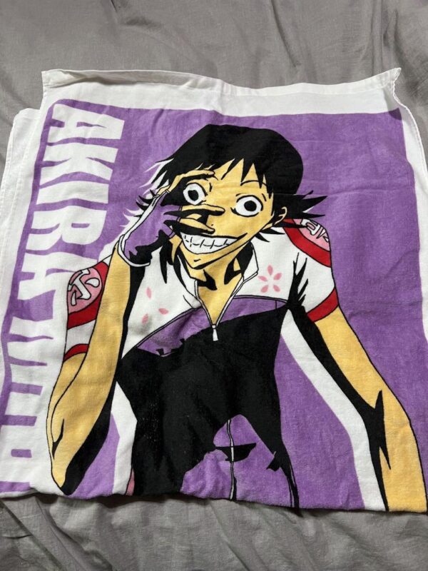 Yowamushi Pedal Midosuji Sho Towel F/S-M501 from japan Rare  Good condition