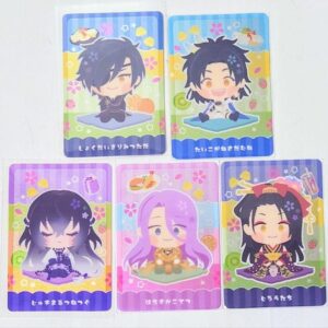 Wanpaku Touken Ranbu Wafer Card Schokudaiki Drum Bell Rosary Maru Hachisuka Jiro