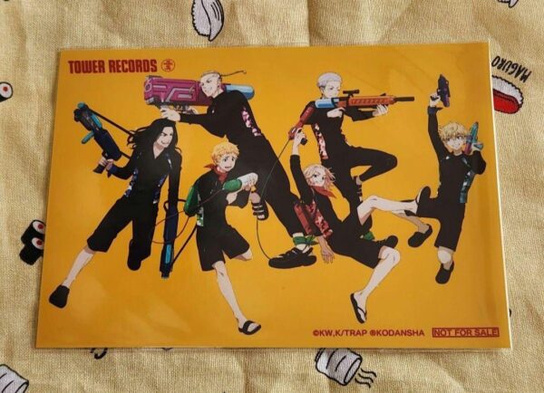 Tokyo Revengers Tower Records Water Gun Bonus Bromide F/S-M501 from japan Rare