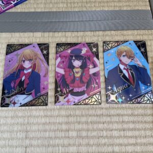 My Favorite Girl Metallic Postcard Hoshino Ai Aqua Ruby F/S-M501 from japan Rare