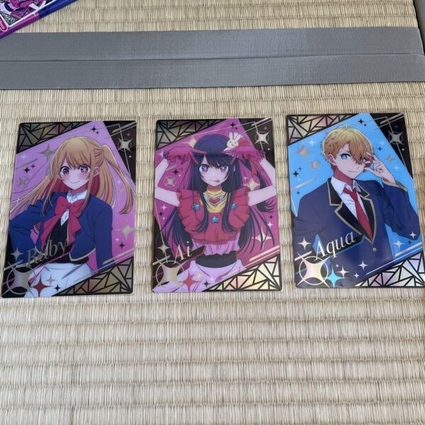 My Favorite Girl Metallic Postcard Hoshino Ai Aqua Ruby F/S-M501 from japan Rare