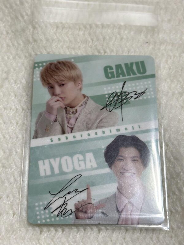 Ebidan Wafer Card Sakura Shimeji Tanaka Masatoshi Takada Higa Pair Design F/S-M5