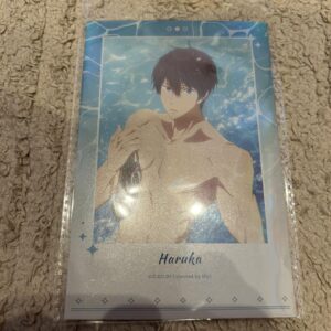 Free Df China Limited Edition Lame Postcard Nanase Haruka F/S-M501 from japan Ra