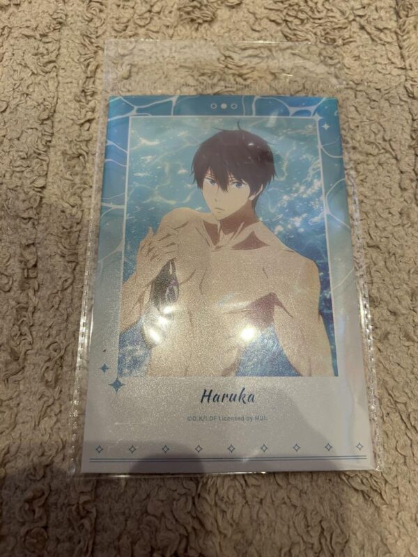 Free Df China Limited Edition Lame Postcard Nanase Haruka F/S-M501 from japan Ra
