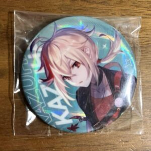Genshin Kaedehara Manyo Orchestra Can Badge F/S-M501 from japan Rare  Good condi