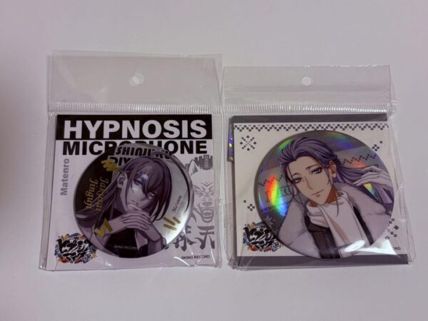 Hypnosis Microphone Can Badge China Jakurai F/S-M501 from japan Rare  Good condi