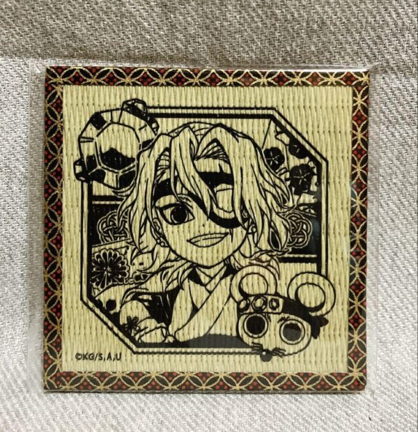 Demon Slayer: Kimetsu No Yaiba Ufotable Bd Tatami Coaster Uzui Tengen F/S-M501 f