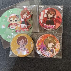 Hatsune Miku Magical Mirai Meiko Can Badge Set F/S-M501 from japan Rare  Good co