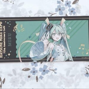 Today'S Limited Price Anicafe Foil-Stamped Ticket Card Hatsune Miku F/S-M501 fro