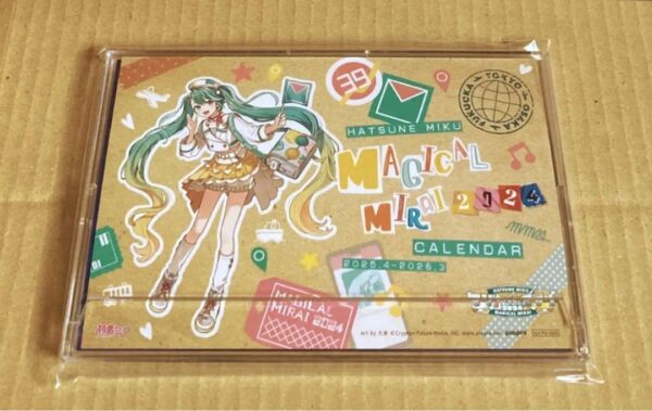 Magical Mirai 2024 Desk Calendar F/S-M501 from japan Rare  Good condition