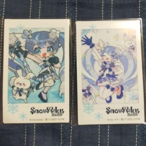 C Cheki Print Yuki Miku 2025 Snow F/S-M501 from japan Rare  Good condition