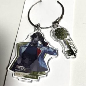 Personality 5 Lawson Wire Acrylic Keychain Fools Gold F/S-M501 from japan Rare
