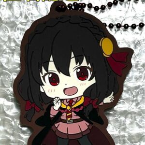 Konosuba Yun Rubber Mascot Keychain F/S-M503 from japan Rare  Good condition