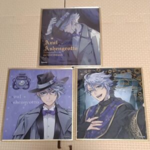Twisted Wonderland Azul Colored Paper Set Of 3 F/S-M503 from japan Rare  Good co