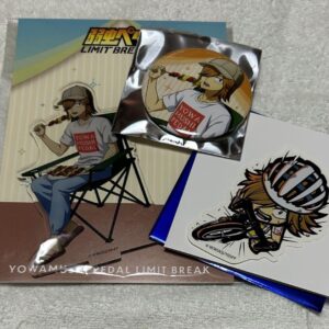 Yowamushi Pedal E-Diner Acrylic Stand Can Badge Sohoku High School Aoyagi Kazu F