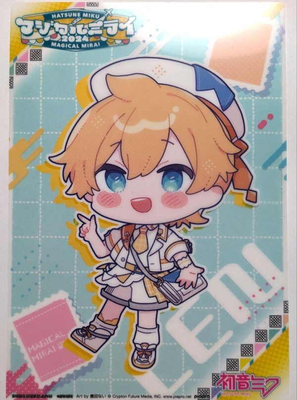 Magical Mirai 2024 Clear Visual Poster Kagamine Ren F/S-M501 from japan Rare  Go