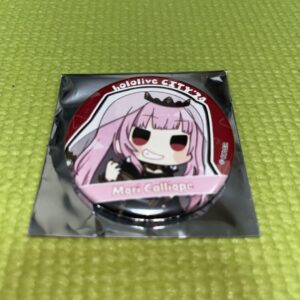 Hololive City Mori Calliope Can Badge F/S-M501 from japan Rare  Good condition