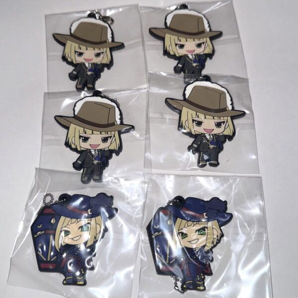 Twisted Wonderland Acrylic Keychain Set Of 6 F/S-M503 from japan Rare  Good cond