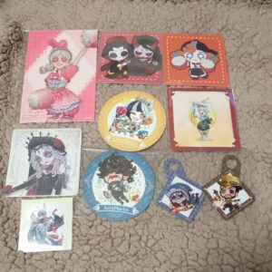 Personality 5 Bonus Coaster Postcard Drink Tag F/S-M501 from japan Rare  Good co