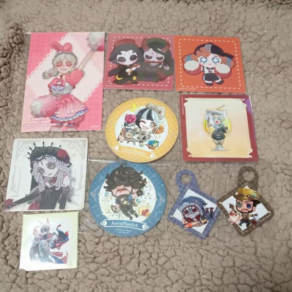 Personality 5 Bonus Coaster Postcard Drink Tag F/S-M501 from japan Rare  Good co