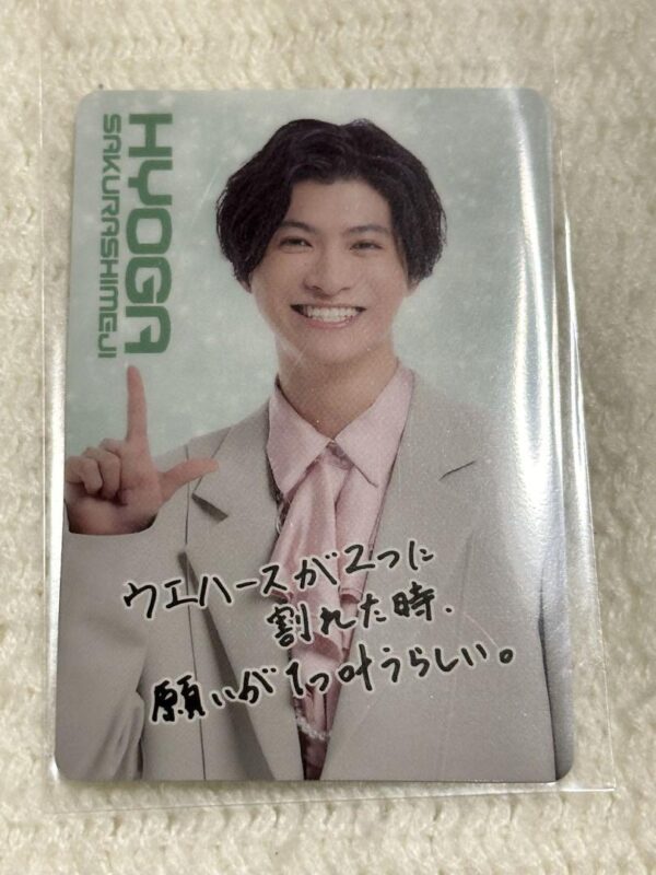 Ebidan Wafer Card Sakura Shimeji Takada Higa Hyoga F/S-M501 from japan Rare  Goo